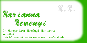 marianna nemenyi business card